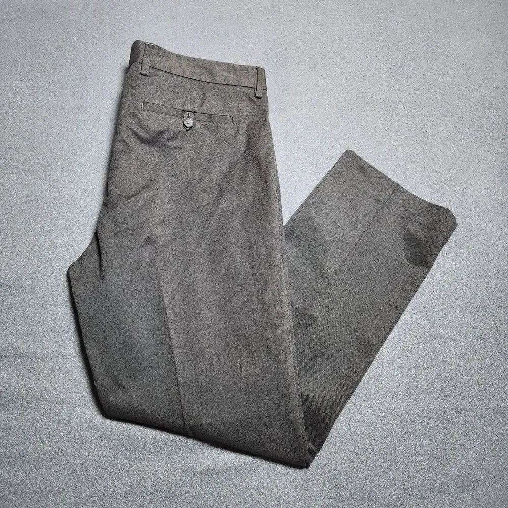 Banana Republic Dress Pants Men 36(37)X30 Gray Tailored